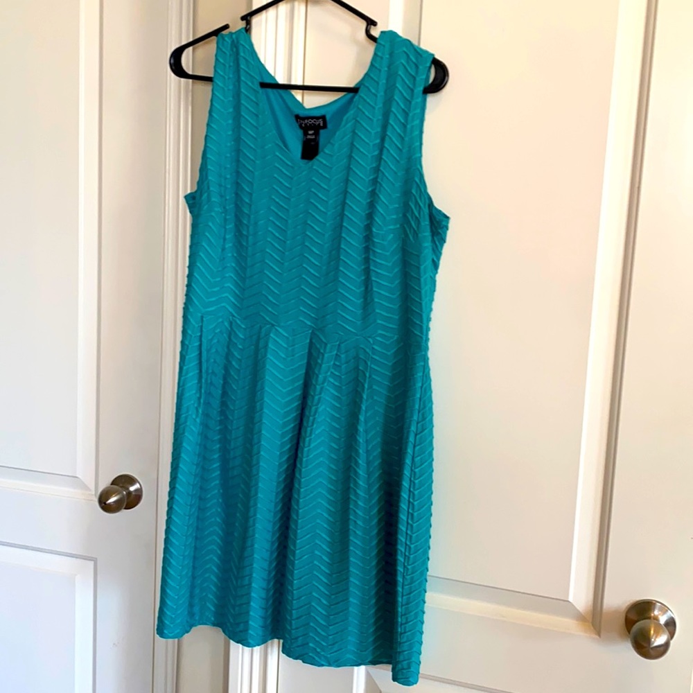 Teal Sleeveless Dress